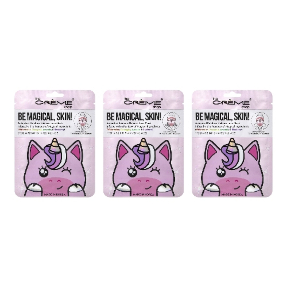 The Crème Shop Be Magical, Skin! Animated Rainbow Unicorn Face Mask